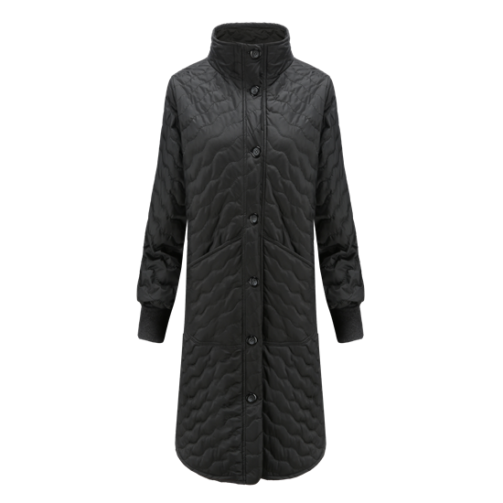 REUSE-Recycled WOMEN'S QUILTED OVERCOAT